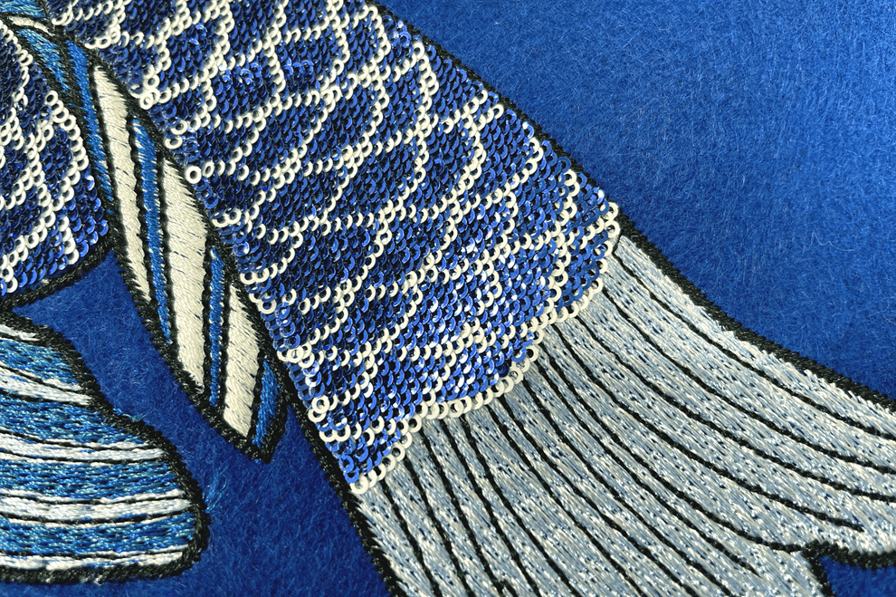 スパンコール刺繍